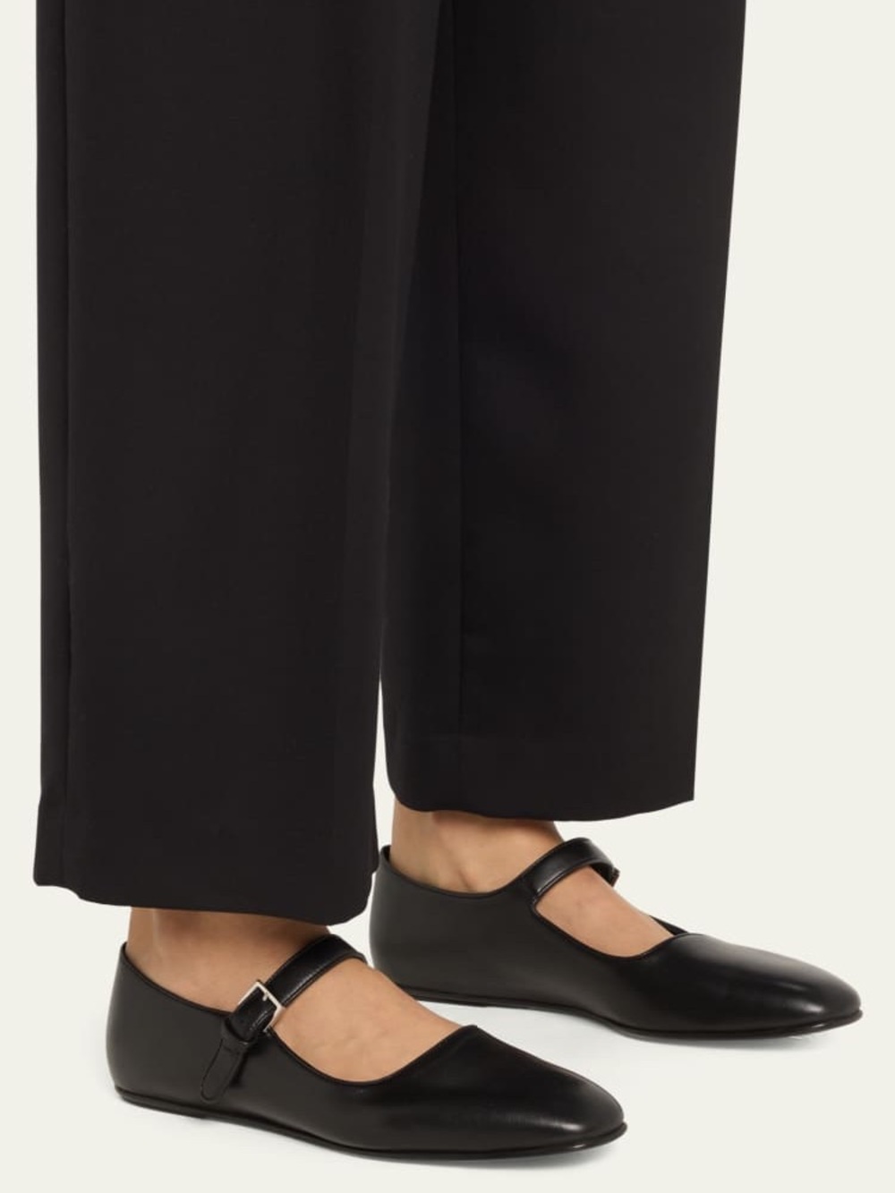 THE ROW Ava Mary Jane Ballerina Flats Size EU 39.5 US 9.5
